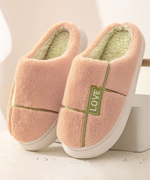 TABI PAL（タビパル）の「あったか　スリッパ（ルームシューズ/スリッパ・レディース・パープル/オレンジ/ブラウン/グリーン/ピンク/グレー/ライトピンク/ピンク系1/パープル系1/グレー系1・25cm/27cm/26cm/24cm/23cm）」の8枚目の写真