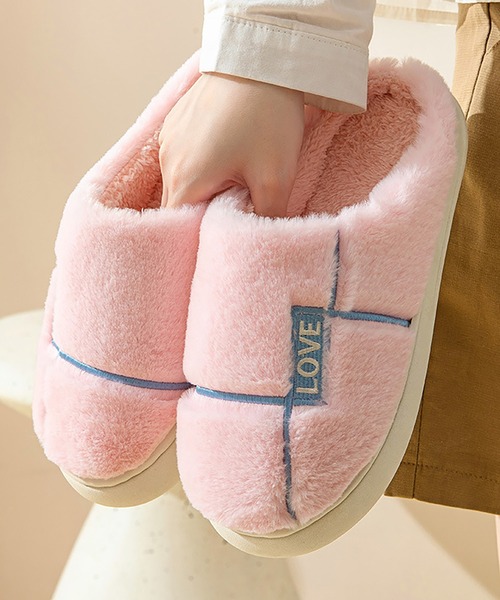 TABI PAL（タビパル）の「あったか　スリッパ（ルームシューズ/スリッパ・レディース・パープル/オレンジ/ブラウン/グリーン/ピンク/グレー/ライトピンク/ピンク系1/パープル系1/グレー系1・25cm/27cm/26cm/24cm/23cm）」の14枚目の写真