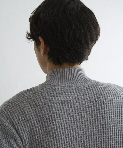 ikka(イッカ)の「ジャガードドライバーズニット(ニット/セーター・メンズ・グレー/ネイビー・S/M/L/XL)」の6枚目の写真