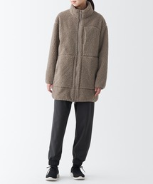 〔MUJI WALKER〕防風フリースコート