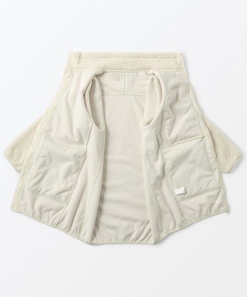 無印良品(ムジルシリョウヒン)の「〔MUJI WALKER〕防風フリースコート(その他アウター・レディース・アイボリー/ダークグレー/ブラウン系1・M/L/XL/XS/S/XXL)」の11枚目の写真