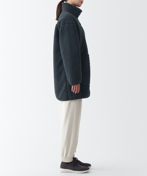 無印良品(ムジルシリョウヒン)の「〔MUJI WALKER〕防風フリースコート(その他アウター・レディース・アイボリー/ダークグレー/ブラウン系1・M/L/XL/XS/S/XXL)」の15枚目の写真