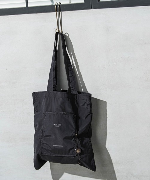 THEATRE PRODUCTS（シアタープロダクツ）の「【THEATRE PRODUCTS × BLANCmaison】PACKABLE TOTE（エコバッグ/サブバッグ・レディース・ブラック/ベージュ/ライトグレー・FREE）」の6枚目の写真