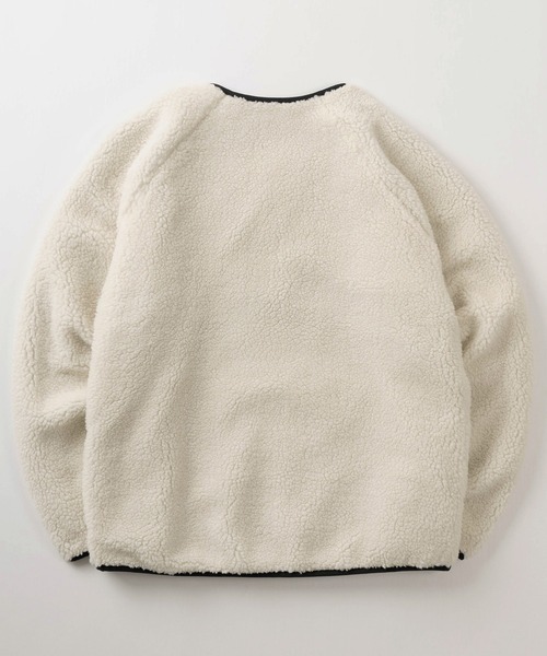 Columbia（コロンビア）の「【Columbia/コロンビア】ワンポイント刺繍デザイン リバーシブル シアトルⅡジャケット/ボアフリースジャケット/アウトドア/AE5693（ブルゾン・メンズ・ベージュ/ブラック/ホワイト×ブラック・L/M/S/XL）」の18枚目の写真