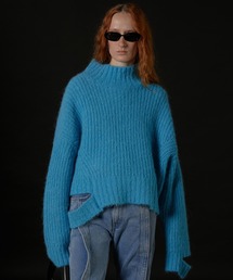 PRANK PROJECT | 【23WINTER PRE ORDER】シャギースリットニット/Shaggy Slit Knit(ニット/セーター)