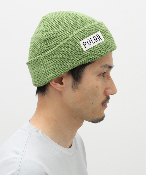 POLeR（ポーラー）の「【POLeR / ポーラー】 US POLeR WORKERMAN ビーニー（ニットキャップ/ビーニー・メンズ・ブラック/オレンジ/カーキ/ブラウン・FREE）」の5枚目の写真