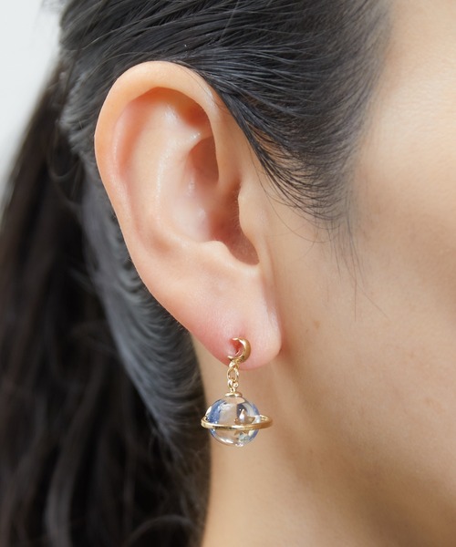 ヴィヴィアンピアス土星モチーフ ピアス(両耳用) 土星ビビアンデザイン ピアス(両耳用)値下げ Vivienne Westwood 土星