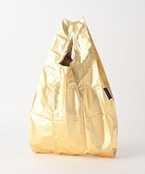BAGGU(バグー)の「<BAGGU> BABY METALLIC バッグ(エコバッグ/サブバッグ・キッズ・ゴールド/ライム・FREE)」の5枚目の写真