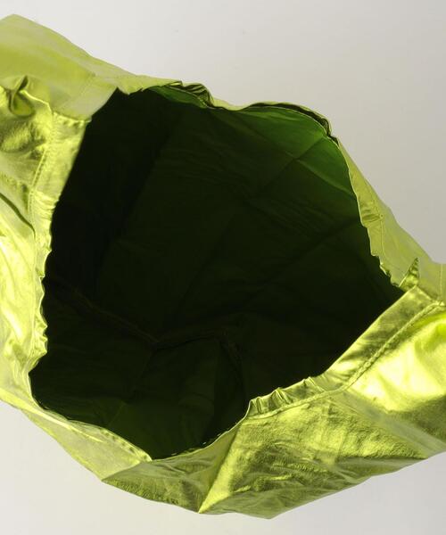 BAGGU(バグー)の「<BAGGU> BABY METALLIC バッグ(エコバッグ/サブバッグ・キッズ・ゴールド/ライム・FREE)」の12枚目の写真