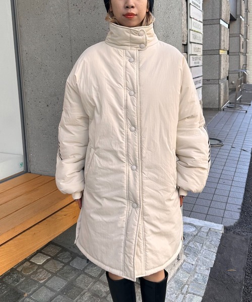 CIAOPANIC（チャオパニック）の「バックライン中綿モッズコート（ダウンジャケット/コート・レディース・ブラック/ホワイト・FREE）」の11枚目の写真