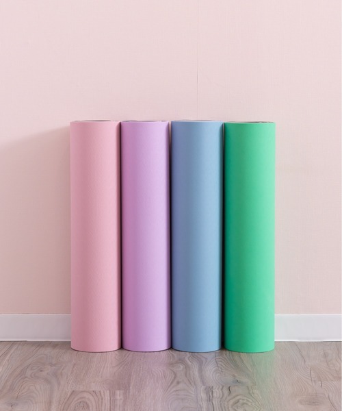 CHEATFULLDAYS（チートフルデイズ）の「【大判サイズ/厚さ6mm】リバーシブル バイカラーヨガマット（スポーツグッズ・レディース・ライトパープル/ライトピンク/ライトブルー/ライトグリーン・FREE）」の11枚目の写真