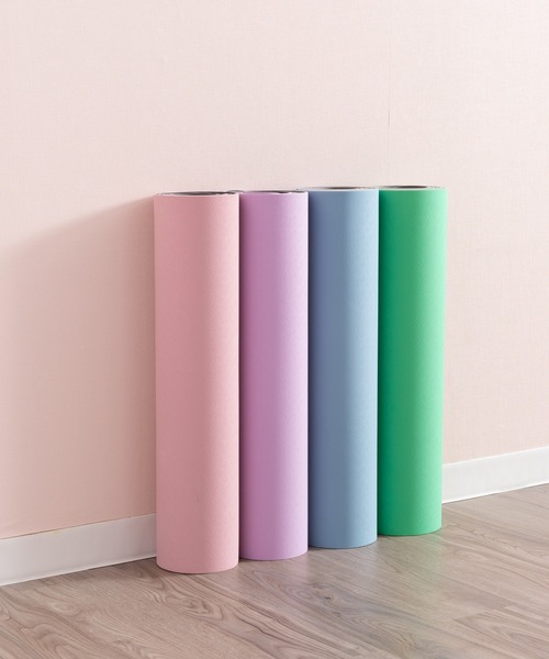 CHEATFULLDAYS（チートフルデイズ）の「【大判サイズ/厚さ6mm】リバーシブル バイカラーヨガマット（スポーツグッズ・レディース・ライトパープル/ライトピンク/ライトブルー/ライトグリーン・FREE）」の19枚目の写真