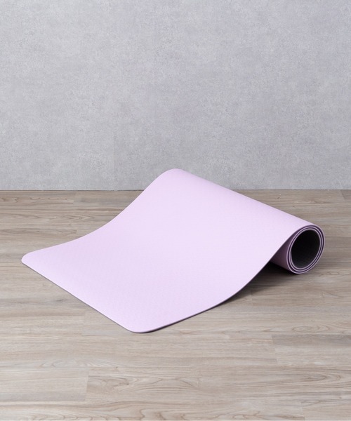 CHEATFULLDAYS（チートフルデイズ）の「【大判サイズ/厚さ6mm】リバーシブル バイカラーヨガマット（スポーツグッズ・レディース・ライトパープル/ライトピンク/ライトブルー/ライトグリーン・FREE）」の9枚目の写真