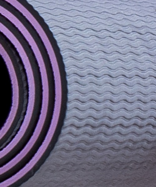 CHEATFULLDAYS（チートフルデイズ）の「【大判サイズ/厚さ6mm】リバーシブル バイカラーヨガマット（スポーツグッズ・レディース・ライトパープル/ライトピンク/ライトブルー/ライトグリーン・FREE）」の5枚目の写真