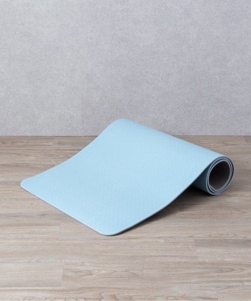 CHEATFULLDAYS（チートフルデイズ）の「【大判サイズ/厚さ6mm】リバーシブル バイカラーヨガマット（スポーツグッズ・レディース・ライトパープル/ライトピンク/ライトブルー/ライトグリーン・FREE）」の7枚目の写真