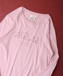 Rilakkuma 天竺クルーネック長袖Ｔシャツ