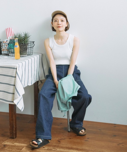 PAR ICI（パーリッシィ）の「リサイクルコットンテレコ タンクトップ（タンクトップ・レディース・その他/アイボリー/ホワイト・FREE）」の8枚目の写真