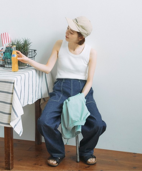 PAR ICI（パーリッシィ）の「リサイクルコットンテレコ タンクトップ（タンクトップ・レディース・その他/アイボリー/ホワイト・FREE）」の7枚目の写真