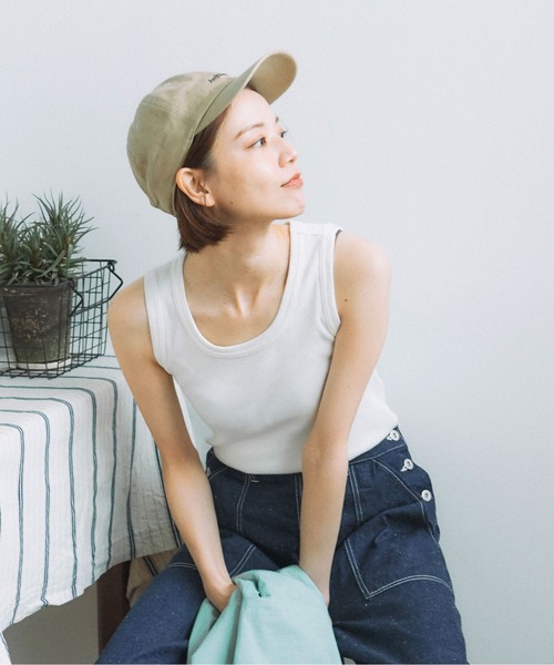 PAR ICI（パーリッシィ）の「リサイクルコットンテレコ タンクトップ（タンクトップ・レディース・その他/アイボリー/ホワイト・FREE）」の5枚目の写真