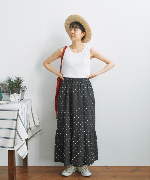 PAR ICI（パーリッシィ）の「リサイクルコットンテレコ タンクトップ（タンクトップ・レディース・その他/アイボリー/ホワイト・FREE）」の12枚目の写真