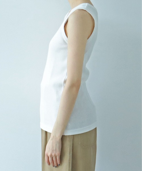 PAR ICI（パーリッシィ）の「リサイクルコットンテレコ タンクトップ（タンクトップ・レディース・その他/アイボリー/ホワイト・FREE）」の16枚目の写真