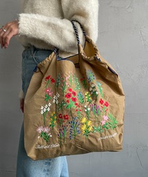 [BALL&CHAIN/ボールアンドチェーン] S.FLOWER 刺繍デザインナイロントートバッグ