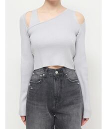 EMODA | レイヤードストラップスキンニット(ニット/セーター)