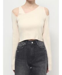 EMODA | レイヤードストラップスキンニット(ニット/セーター)