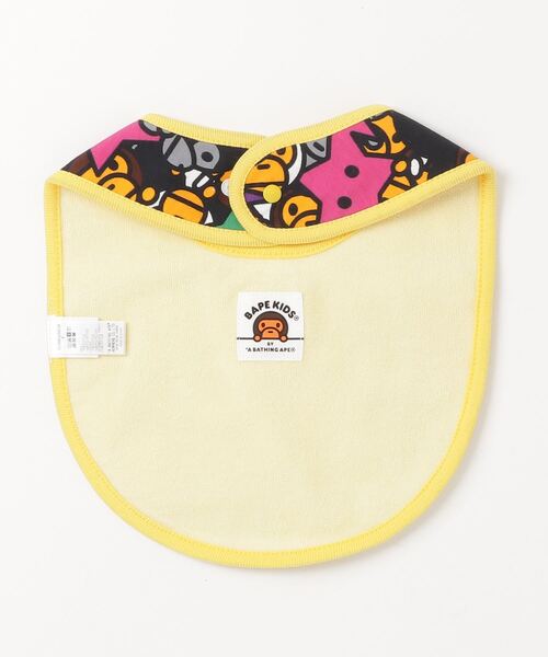 A BATHING APE(アベイシングエイプ)の「ALL BABYILO STA REVERSIBLE BIBB(スタイ/よだれかけ・キッズ・イエロー/ブルー・FREE)」の5枚目の写真