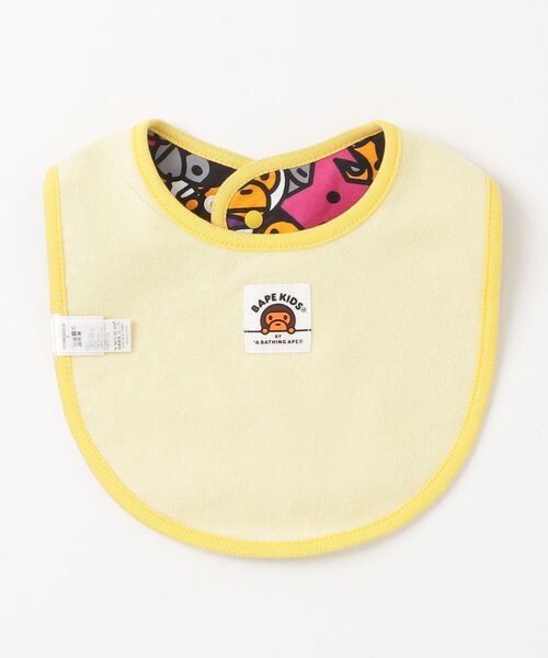 A BATHING APE(アベイシングエイプ)の「ALL BABYILO STA REVERSIBLE BIBB(スタイ/よだれかけ・キッズ・イエロー/ブルー・FREE)」の8枚目の写真