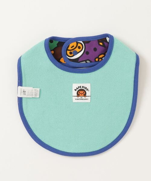 A BATHING APE(アベイシングエイプ)の「ALL BABYILO STA REVERSIBLE BIBB(スタイ/よだれかけ・キッズ・イエロー/ブルー・FREE)」の3枚目の写真
