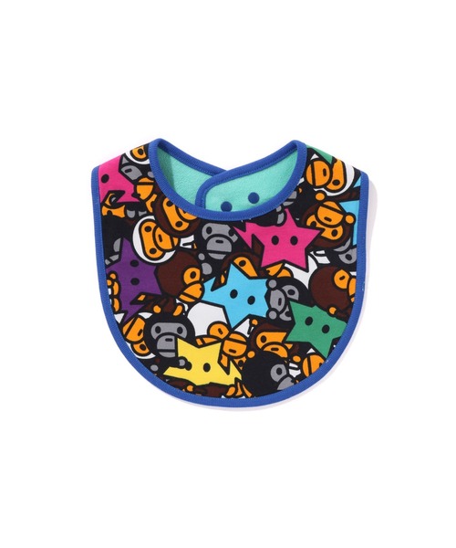 A BATHING APE(アベイシングエイプ)の「ALL BABYILO STA REVERSIBLE BIBB(スタイ/よだれかけ・キッズ・イエロー/ブルー・FREE)」の6枚目の写真