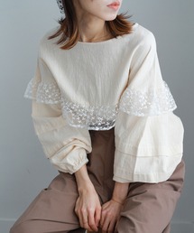 Crisp | サークルフリルレースブラウス(シャツ/ブラウス)