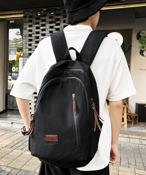 Miniministore(ミニミニストア)の「リュックサック ユニセックス 大容量A4(バックパック/リュック・レディース・ベージュ/ホワイト/ブラウン/ブラック/グリーン・FREE)」の3枚目の写真