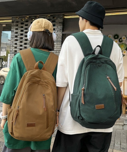 Miniministore(ミニミニストア)の「リュックサック ユニセックス 大容量A4(バックパック/リュック・レディース・ベージュ/ホワイト/ブラウン/ブラック/グリーン・FREE)」の9枚目の写真