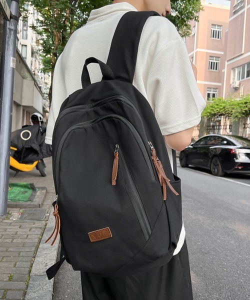Miniministore(ミニミニストア)の「リュックサック ユニセックス 大容量A4(バックパック/リュック・レディース・ベージュ/ホワイト/ブラウン/ブラック/グリーン・FREE)」の11枚目の写真