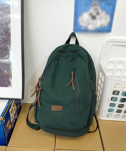 Miniministore(ミニミニストア)の「リュックサック ユニセックス 大容量A4(バックパック/リュック・レディース・ベージュ/ホワイト/ブラウン/ブラック/グリーン・FREE)」の15枚目の写真