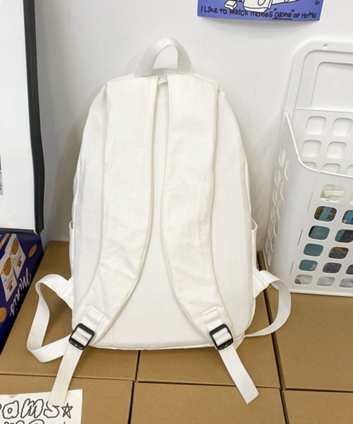 Miniministore(ミニミニストア)の「リュックサック ユニセックス 大容量A4(バックパック/リュック・レディース・ベージュ/ホワイト/ブラウン/ブラック/グリーン・FREE)」の19枚目の写真