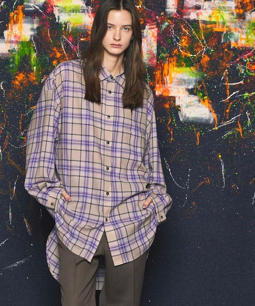 MAISON SPECIAL(メゾンスペシャル)の「《UNISEX》【LIMITED EDITION】Prime-Over Shirt Coat/プライムオーバーシャツコート【MAISON SPECIAL/メゾンスペシャル】(シャツ/ブラウス・メンズ・ダークブラック/グレー/ダークグリーン/ブルー/ホワイト/ライトグレー/ブラウン/グリーン/アイボリー/ブラック/ベージュ/パープル/オレンジ・1/2)」の12枚目の写真