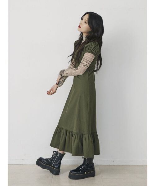 jouetie（ジュエティ）の「フレンチスリーブロングワンピース