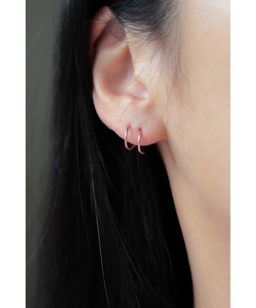 ebine（エビネ）の「Screw Mini Pierce（ピアス（両耳用）・レディース・ゴールド/ピンクゴールド/シルバー・FREE）」の20枚目の写真