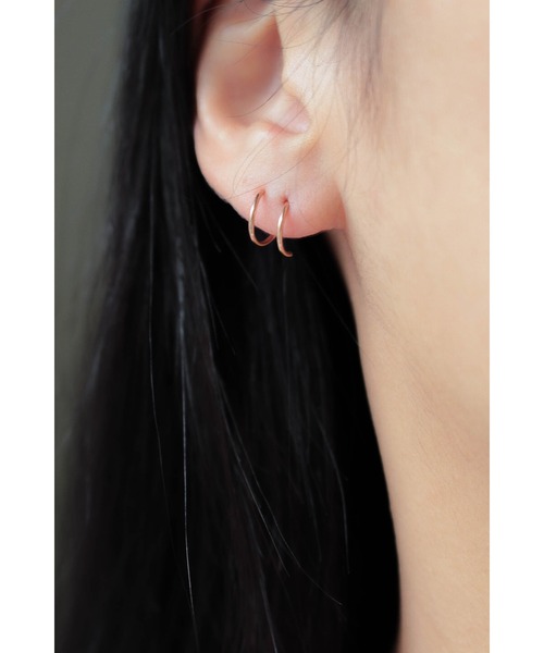ebine（エビネ）の「Screw Mini Pierce（ピアス（両耳用）・レディース・ゴールド/ピンクゴールド/シルバー・FREE）」の18枚目の写真