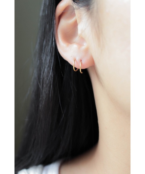 ebine（エビネ）の「Screw Mini Pierce（ピアス（両耳用）・レディース・ゴールド/ピンクゴールド/シルバー・FREE）」の16枚目の写真