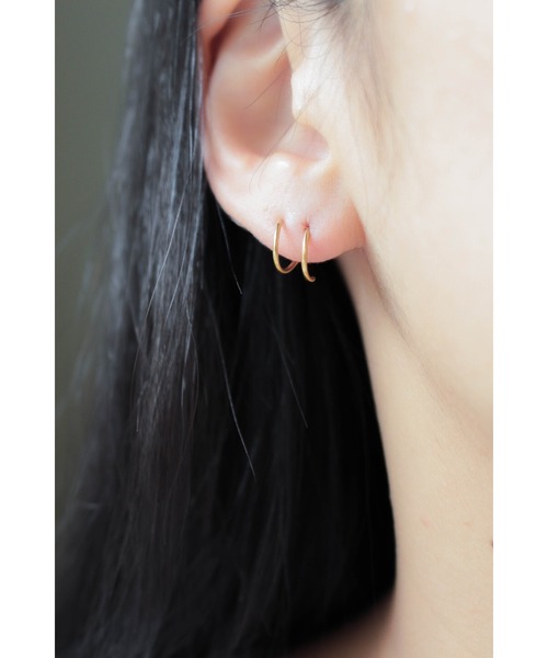 ebine（エビネ）の「Screw Mini Pierce（ピアス（両耳用）・レディース・ゴールド/ピンクゴールド/シルバー・FREE）」の10枚目の写真