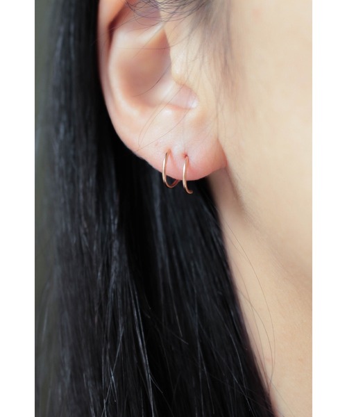 ebine（エビネ）の「Screw Mini Pierce（ピアス（両耳用）・レディース・ゴールド/ピンクゴールド/シルバー・FREE）」の9枚目の写真