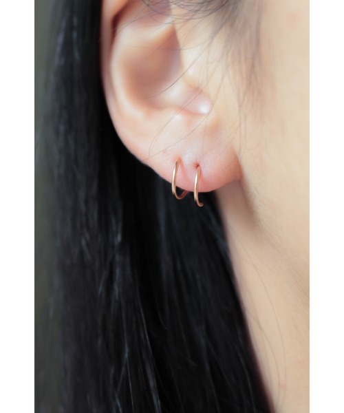 ebine（エビネ）の「Screw Mini Pierce（ピアス（両耳用）・レディース・ゴールド/ピンクゴールド/シルバー・FREE）」の5枚目の写真