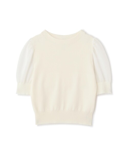 PROPORTION BODY DRESSING（プロポーションボディドレッシング）の「＜Ｅ＞パフスリーブ総針ニット / 1214175302（ニット/セーター・レディース・イエロー/ホワイト系その他/ピンク/ブラック・FREE）」の16枚目の写真