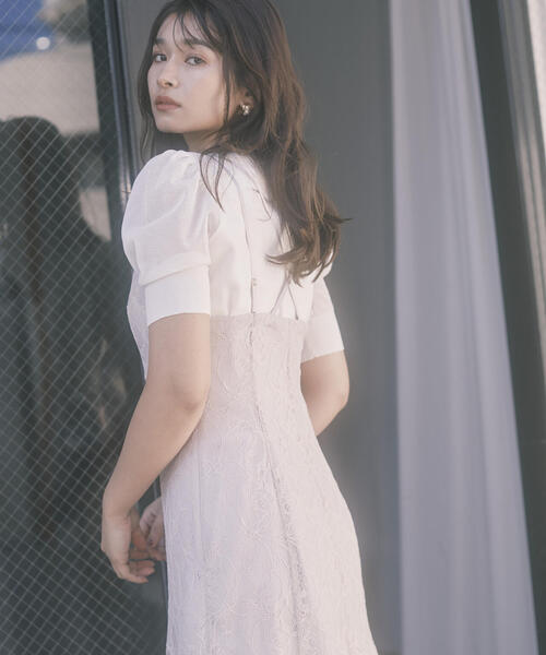 PROPORTION BODY DRESSING（プロポーションボディドレッシング）の「＜Ｅ＞パフスリーブ総針ニット / 1214175302（ニット/セーター・レディース・イエロー/ホワイト系その他/ピンク/ブラック・FREE）」の17枚目の写真