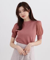 PROPORTION BODY DRESSING | <E>パフスリーブ総針ニット / 1214175302(ニット/セーター)