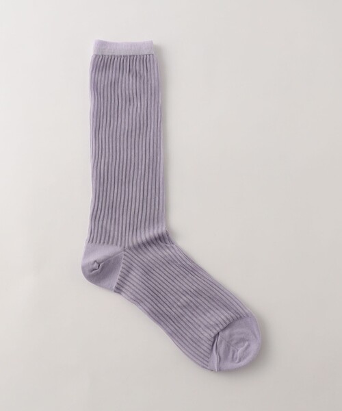 Steven Alan（スティーブンアラン）の「＜Steven Alan＞ハリヌキ ソックス（ソックス/靴下・レディース・ライラック/ホワイト/ライトグレー/イエロー/ブラック/マスタード/パープル・FREE）」の6枚目の写真